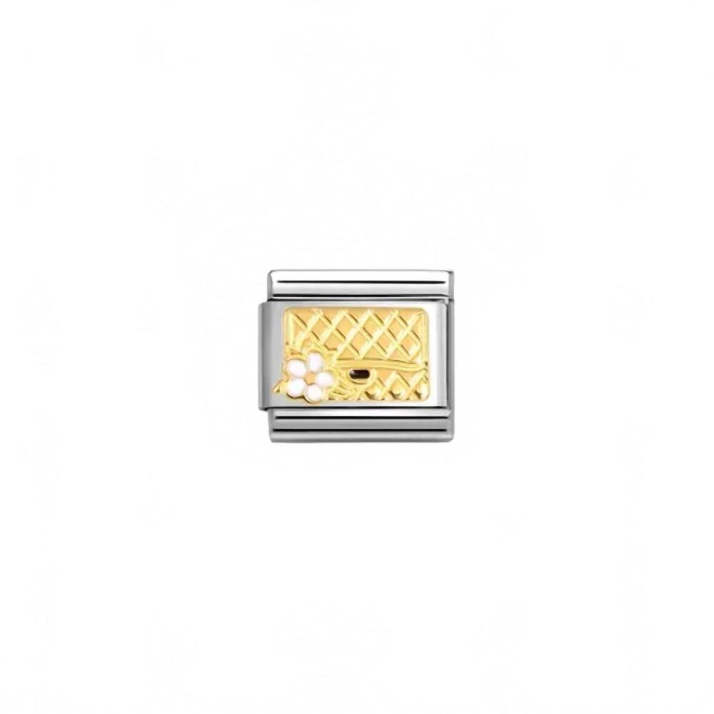 NEW NOMINATION women's composable classic links in gold bag